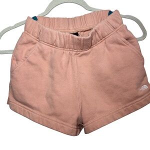 The North Face Girls' Blush Pink Elastic Waist Shorts